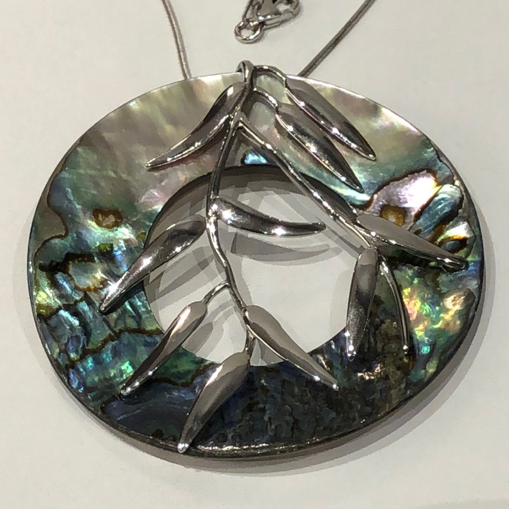 .925 Necklace Abalone